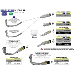 copy of ARROW TITANIUM "TRACK" SCHALLDÄMPFER EURO 5 ZUGELASSEN BMW S 1000 RR / R 2021-2022 2