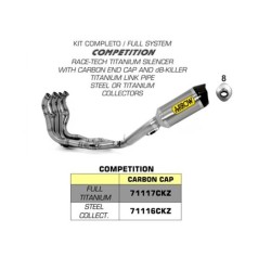 copy of ARROW TITANIUM "TRACK" SCHALLDÄMPFER EURO 5 ZUGELASSEN BMW S 1000 RR / R 2021-2022