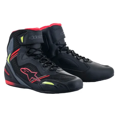 BOTAS ALPINESTARS FASTER 3 RIDEKNIT BLACK / RED / YELLOW