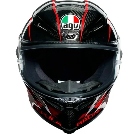 CASCO AGV PISTA GP RR E2206 PERFORMANCE CARBON / RED