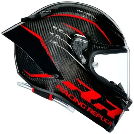 CASCO AGV PISTA GP RR E2206 PERFORMANCE CARBON / RED