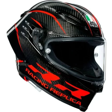 CASCO AGV PISTA GP RR E2206 PERFORMANCE CARBON / RED