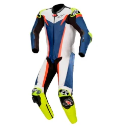 MONO ALPINESTARS GP TECH V3 PROFESSIONAL FOR TECH AIR AZUL / BLANCO / ROJO FLUOR
