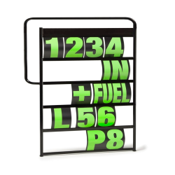 PIZARRA + BOLSA TIEMPOS XFOUR VERDE 150X75
