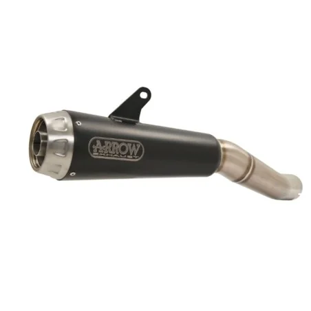 ESCAPE ARROW PRO-RACE NO HOMOLOGADO EN ACERO INOX. NEGRO PARA HONDA CB 650 R 19-22 / CBR 650 R 19-22