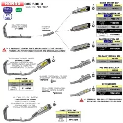 copy of ARROW TITANIUM "TRACK" SCHALLDÄMPFER EURO 5 ZUGELASSEN BMW S 1000 RR / R 2021-2022 2