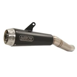ESCAPE ARROW PRO-RACE NO HOMOLOGADO EN ALUMINIO NEGRO PARA HONDA CB 500 F 16-18 / HONDA CBR 500 R 16-18