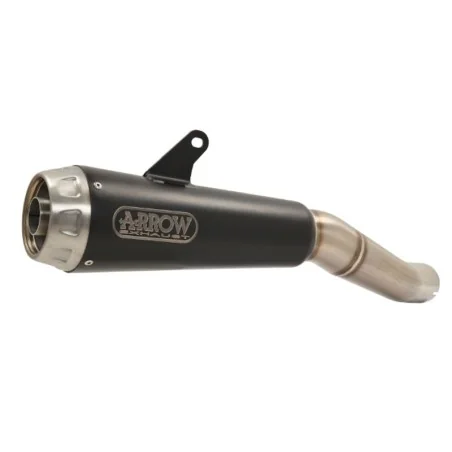 ESCAPE ARROW PRO-RACE NO HOMOLOGADO EN ALUMINIO NEGRO PARA HONDA CB 500 F 16-18 / HONDA CBR 500 R 16-18