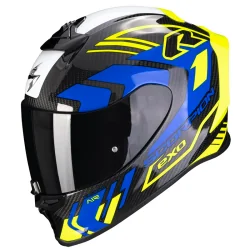 CASCO SCORPION EXO-1400 EVO AIR SUPRA BLACK / NEON / YELLOW / BLUE