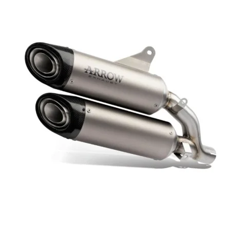 ESCAPE ARROW ROUND-SIL HOMOLOGADO EN TITANIO PARA DUCATI MONSTER 937 21-23