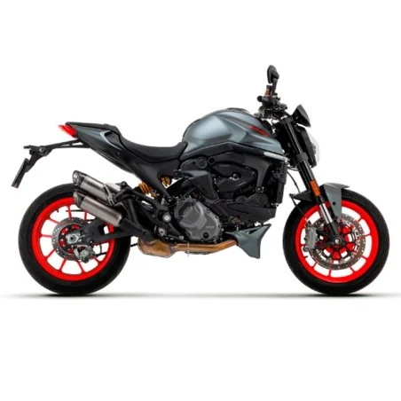 ESCAPE ARROW ROUND-SIL HOMOLOGADO EN TITANIO PARA DUCATI MONSTER 937 21-23