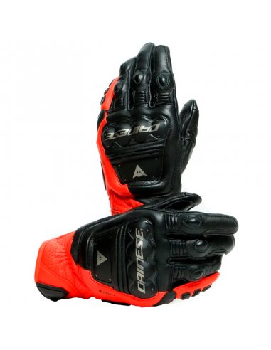 GUANTES DAINESE 4-STROKE 2 BLACK / FLUO-RED