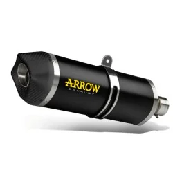 ESCAPE ARROW RACE-TECH HOMOLOGADO EN ALUMINIO NEGRO PARA KAWASAKI Z900 17-19 / KAWASAKI Z900 A2 17-23