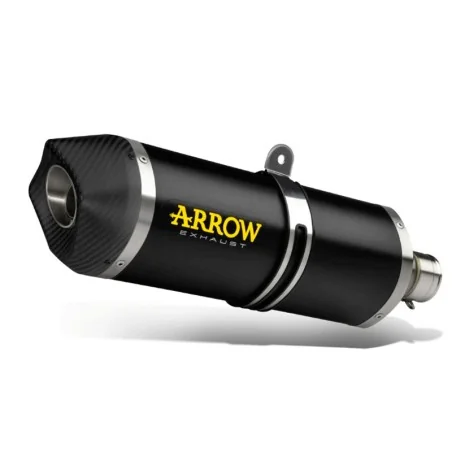 ESCAPE ARROW RACE-TECH HOMOLOGADO EN ALUMINIO NEGRO PARA KAWASAKI Z900 17-19 / KAWASAKI Z900 A2 17-23