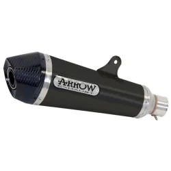 ESCAPE ARROW X-KONE HOMOLOGADO EN ACERO INOX. NEGRO PARA KAWASAKI Z650 / NINJA 650 17-20