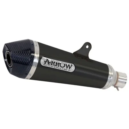 ESCAPE ARROW X-KONE HOMOLOGADO EN ACERO INOX. NEGRO PARA KAWASAKI Z650 / NINJA 650 17-20