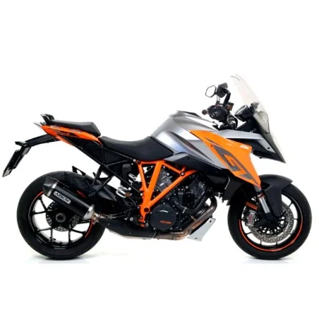 ESCAPE HOMOLOGADO ARROW RACE-TECH ALUMINIO NEGRO PARA KTM 1290 SUPER DUKE GT 17-21 / 1290 SUPER DUKE / R 14-19