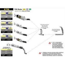 copy of SILENCIADORES RACING WORKS ARROW ACERO INOXIDABLE TITANIO DUCATI PANIGALE V4 2018-2022 2