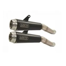 ESCAPE ARROW PRO-RACE NO HOMOLOGADO EN ACERO INOX. NEGRO PARA KTM DUKE 790 18-20