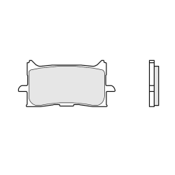 Pastillas de freno sinterizadas Brembo REF 07HO62SA
