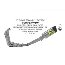 copy of SILENCIADORES RACING WORKS ARROW ACERO INOXIDABLE TITANIO DUCATI PANIGALE V4 2018-2022