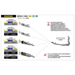 copy of SILENCIADORES RACING WORKS ARROW ACERO INOXIDABLE TITANIO DUCATI PANIGALE V4 2018-2022 2