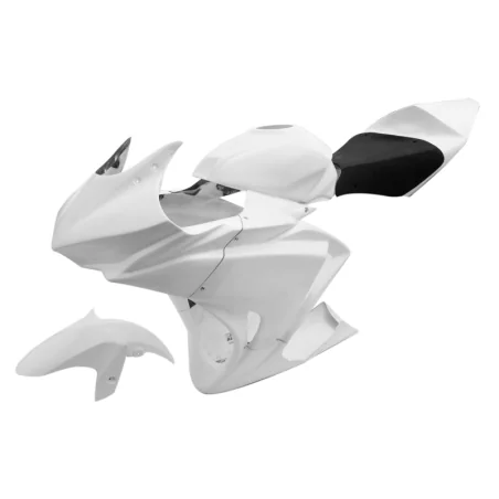 CARENADO DE FIBRA OFICIAL COMPETICION - YAMAHA R3 2016 - 18 - BLANCO REF IT17042B