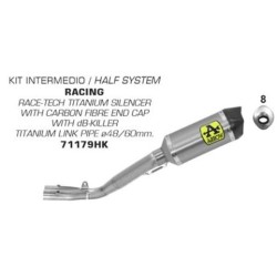 copy of KOMPLETTE ARROW VOLL TITANIUM YAMAHA R1 17-21