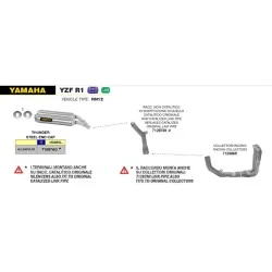 copy of KOMPLETTE ARROW VOLL TITANIUM YAMAHA R1 17-21 2