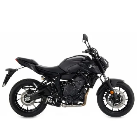 ESCAPE ARROW THUNDER HOMOLOGADO EN ALUMINIO NEGRO PARA YAMAHA MT 07 21-23