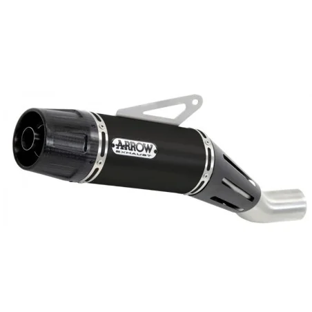 ESCAPE ARROW JET-RACE HOMOLOGADO EN ACERO INOX. NEGRO PARA YAMAHA MT 07 14-20