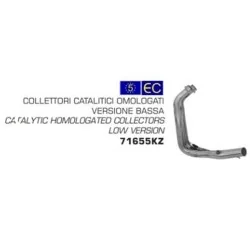COLECTORES ARROW HOMOLOGADOS EN ACERO INOX. VERSION BAJA PARA YAMAHA MT 07 14-20