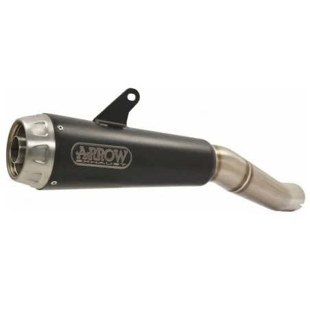 ESCAPE HOMOLOGADO ARROW PRO-RACE EN ACERO INOX. NEGRO PARA YAMAHA YZF R3 19-20