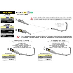 copy of KOMPLETTE ARROW VOLL TITANIUM YAMAHA R1 17-21 2
