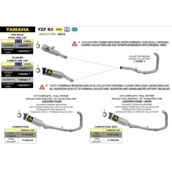 copy of KOMPLETTE ARROW VOLL TITANIUM YAMAHA R1 17-21 2