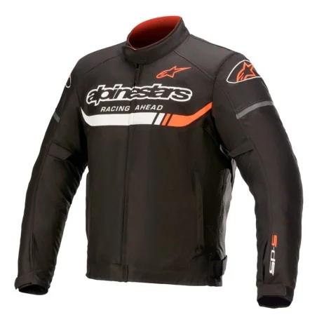 CHAQUETA ALPINESTARS T-SPS IGNITION WATERPROOF BLACK / RED FLUO