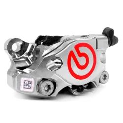 PINZA DE FRENO TRASERA RACING BREMBO P2 34 CNC NIQUELADA DUCATI REF 120A44140 2