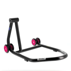 copy of Caballete monobrazo izquierdo BIHR Home Track color negro mate y ruedas amarillas
