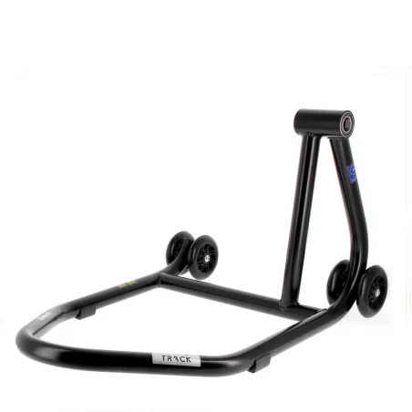 Caballete monobrazo derecho BIHR Home Track color negro mate y ruedas negras. REF 3032149
