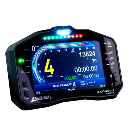 PANTALLA DE CRONÓMETRO GPS STARLANE DAVINCI II S X-SERIES YAMAHA R6 2004-2015