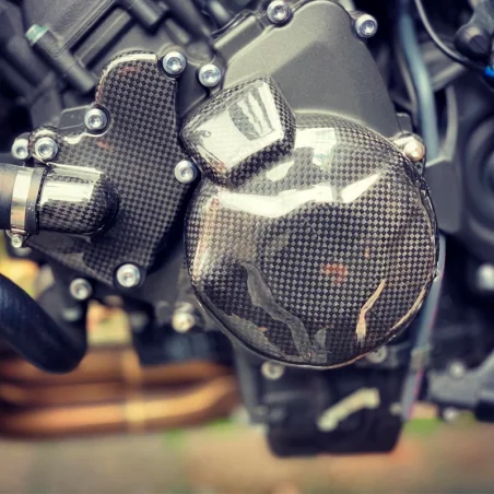 CARBON 2 RACE Protectores / Tapas Motor Carbono YAMAHA MT09 / FZ09 2013-2020