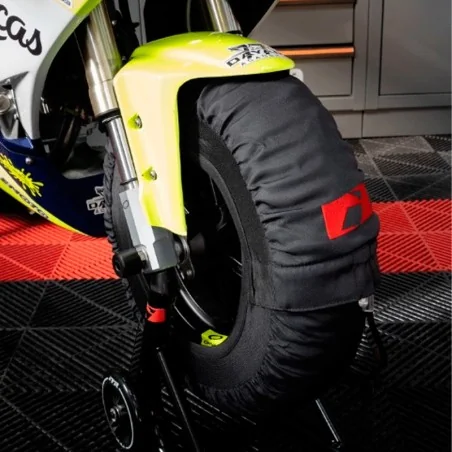 JUEGO DE CALENTADORES ANALÓGICO MINI GP (12") NEGRO