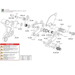 copy of BONAMICI RACING Fußrasten für YAMAHA YZF-R1/M 2015-2022 2