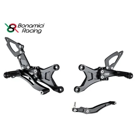 Estriberas BONAMICI RACING para YAMAHA YZF R1 2007-2008 CAMBIO INVERTIDO