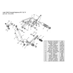 copy of BONAMICI RACING Fußrasten für YAMAHA YZF-R1/M 2015-2022 2