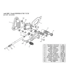 copy of BONAMICI RACING Fußrasten für YAMAHA YZF-R1/M 2015-2022 2