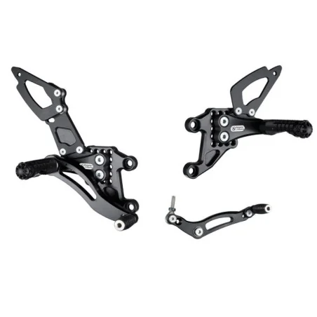 Estriberas BONAMICI RACING para HONDA CBR600RR 2003-2006 CAMBIO INVERTIDO