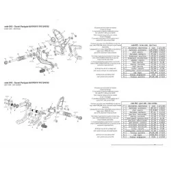 Estriberas BONAMICI RACING para DUCATI PANIGALE V2 / 899 / 959 /1199 / 1299 2