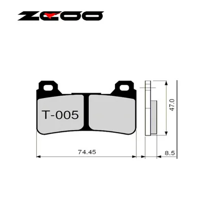 Pastillas de freno ZCOO T005 EXC (ENDURANCE)