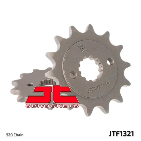 Piñón JT SPROCKETS acero estándar 1321 - Paso 520 REF JTF1321